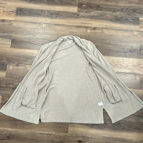 Barefoot Dreams Bamboo Chic Lite plush super soft long line open front cardigan - Picture 5 of 16